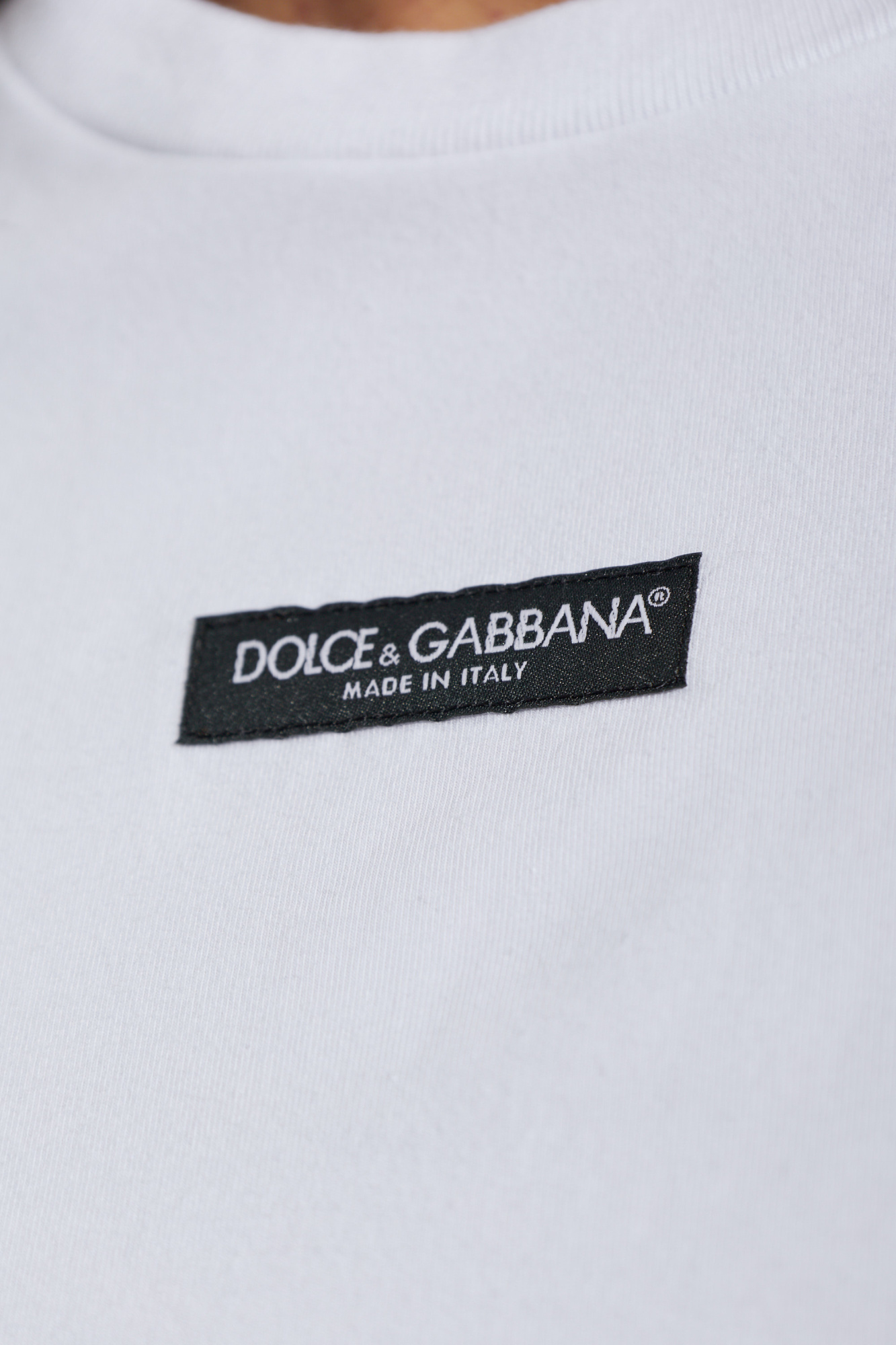 Dolce & Gabbana T-shirt with logo patch | Women's | Vitkac